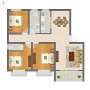 康桥新苑户型图,南京康桥新苑户型图大全,康桥新苑房型图-南京安居客