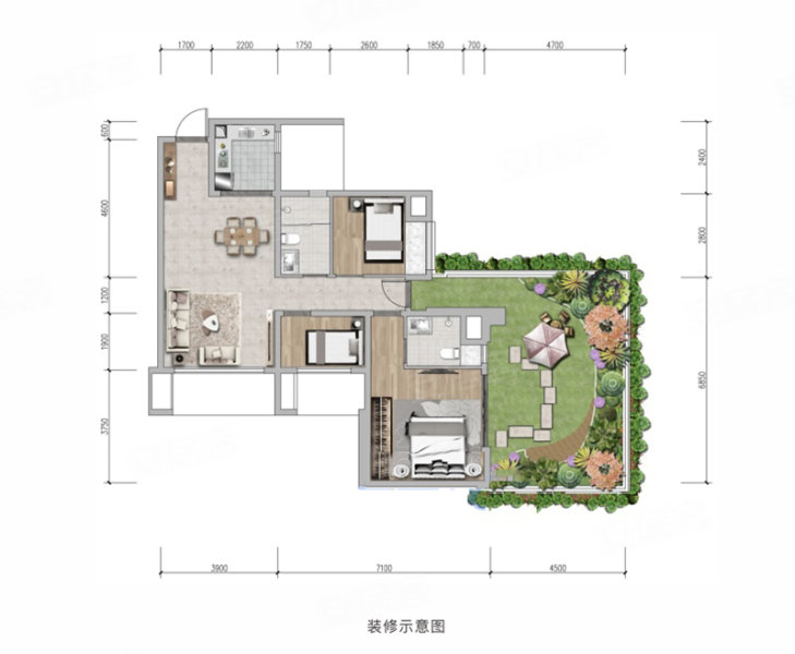 黄龙溪 第四代住宅 滨江郦城 家家户户带空中花园 超大赠送