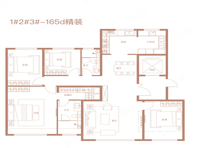旅游路金茂府(新房)4室2厅2卫165㎡东363万