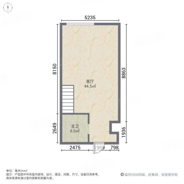 可租2800每月,莱蒙都会(商住楼)二手房,45万,1室1厅,1卫,33平米-南昌