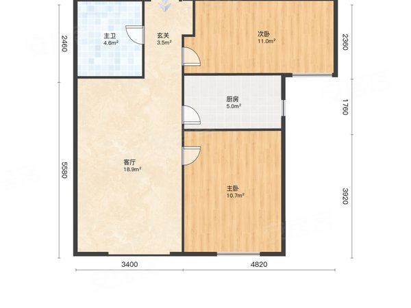 天津河西尖山路津铁泽苑津铁泽苑 2室1厅1卫