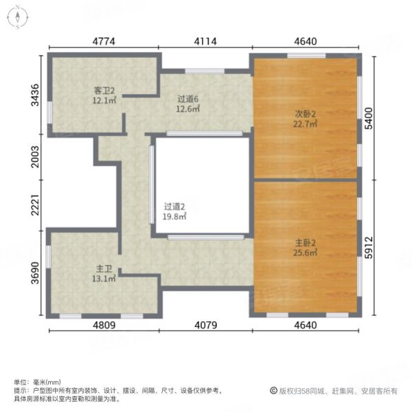 华丽家族太上湖上景花园一区6室2厅8卫820㎡南北1188万