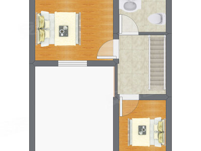 3室2厅 91.57平米
