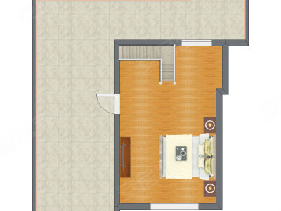 3室2厅 91.00平米