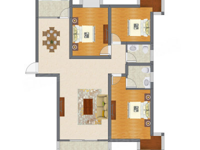 3室2厅 148.60平米