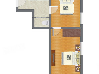 2室0厅 38.19平米