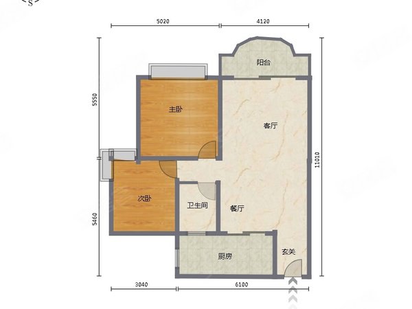 珠海香洲老香洲银海雅苑银海雅苑 2室2厅1卫  精装修80平米出租房源
