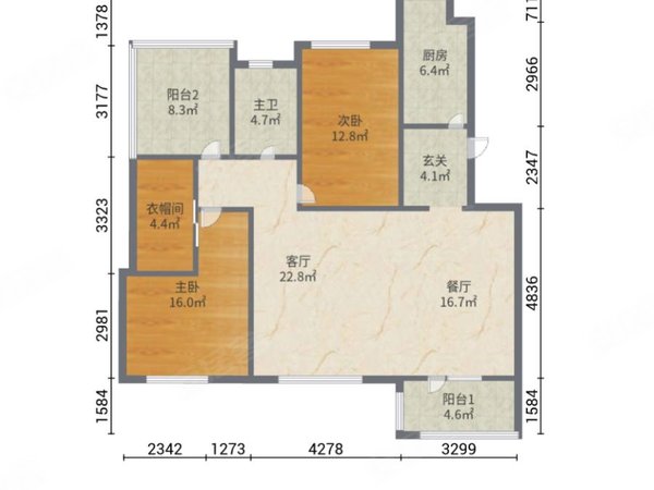 天津滨海新区中新生态城万科锦庐(滨海)万科锦庐(滨海) 2室2厅1卫