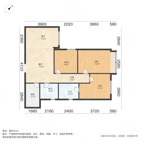 乐天圣苑户型图片