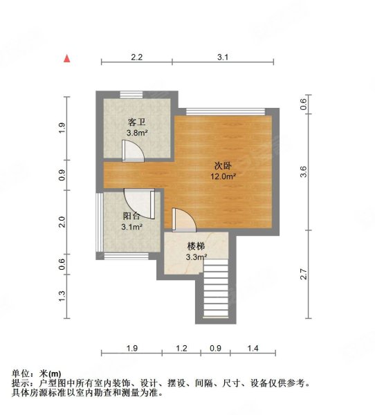 海天花园(公寓住宅)3室2厅3卫159㎡南北655万