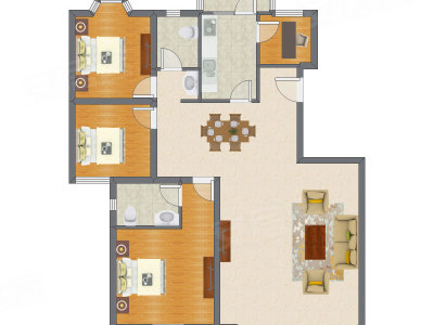 4室2厅 145.28平米