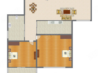 2室2厅 183.16平米
