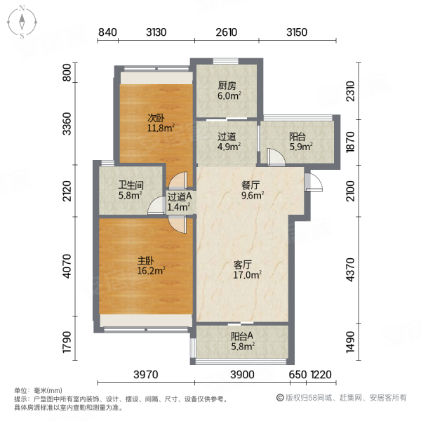 湛江御景豪庭户型图图片