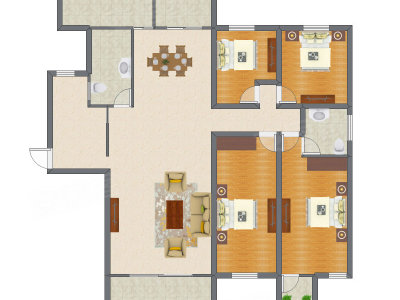 4室2厅 148.69平米