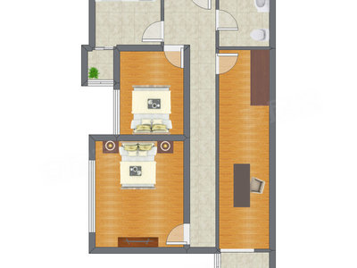 3室1厅 99.10平米