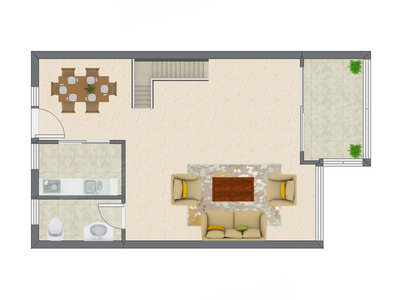 3室2厅 111.04平米户型图