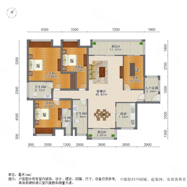 凯蓝滨江名门靓房,全屋铺贴新装修,居住配套成熟