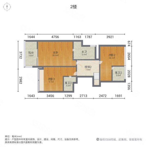 抚州樾龙门别墅户型图图片