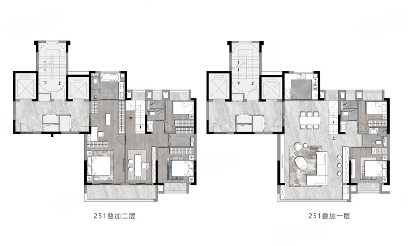 别墅 4室2厅3卫 210m 朝南 约588万