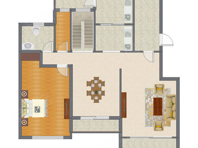 4室2厅 210.17平米