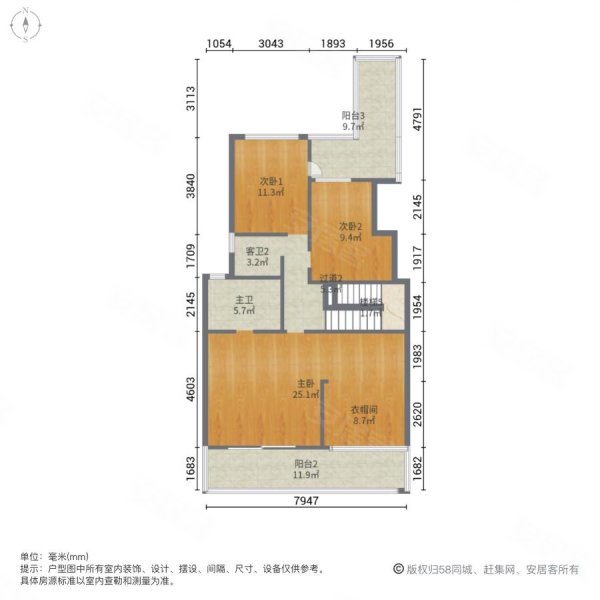 华远春风度(别墅)4室2厅3卫126㎡南111万