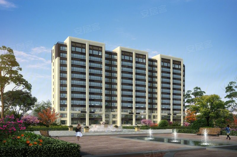 五合锦江府2室2厅1卫85.07㎡南北106万