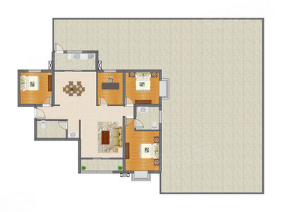 4室2厅 399.77平米