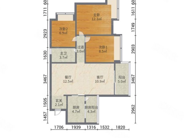 上城湾畔户型图图片