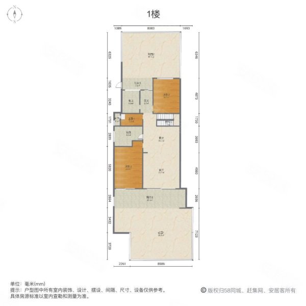 金湖花园5室3厅4卫287.01㎡东西1030万