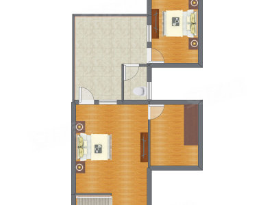 4室1厅 83.75平米