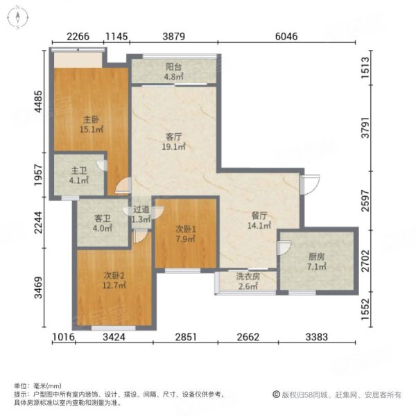 太原恒大檀溪郡户型图图片