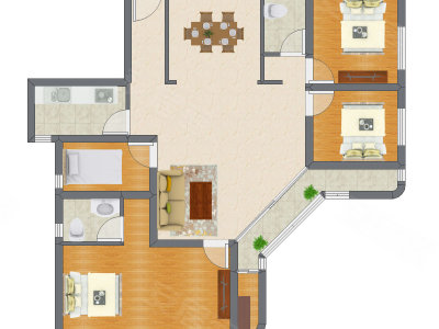 4室2厅 152.25平米