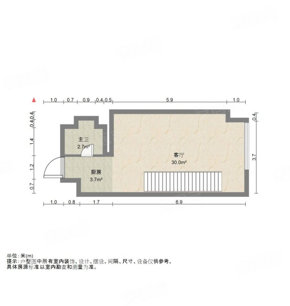 星光天地1室1厅1卫35.52㎡西34万