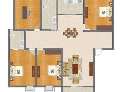 4室2厅 147.95平米