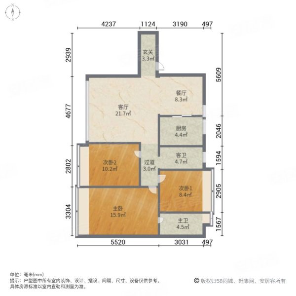 成都锦江首府户型图图片