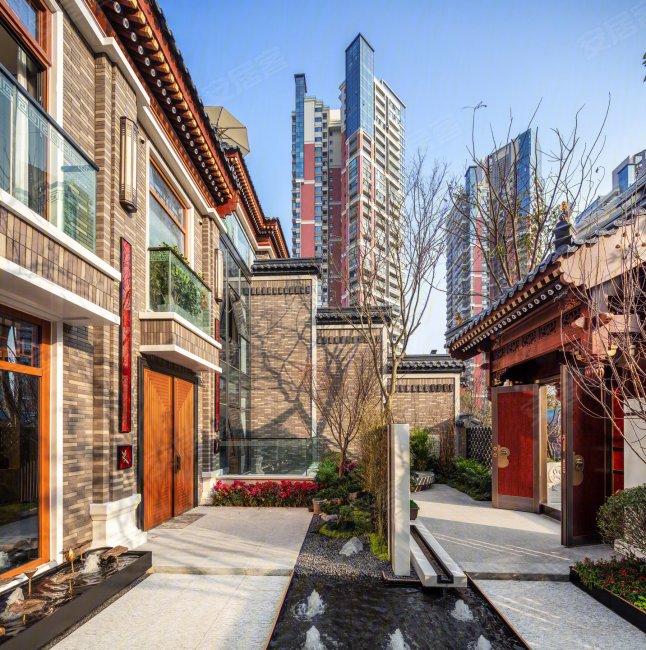 中式别墅)户户赠送大花园 南北通透,麓府大院二手房,960万,4室3厅,4卫