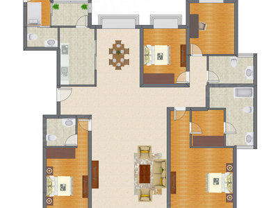 5室2厅 179.37平米