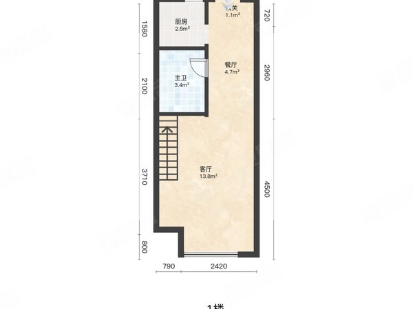 青岛城阳上马卓越嘉悦(商住楼)卓越嘉悦(商住楼) 2室1厅1卫 电梯房 39平米出租房源真实图片