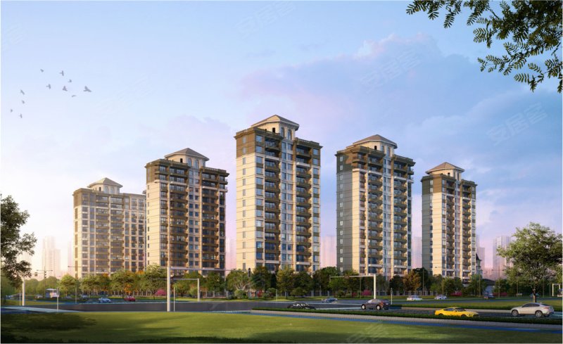 真豪宅 园林水系住宅区 水聚富贵来,无锡星河湾二手房,929万,5室2厅,5