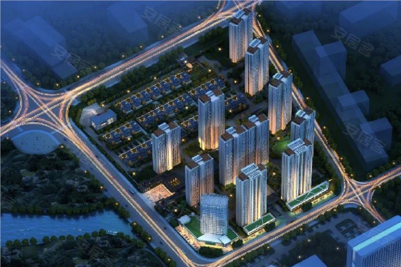 安厦·带湖雅苑3室2厅2卫131.29㎡南北114万