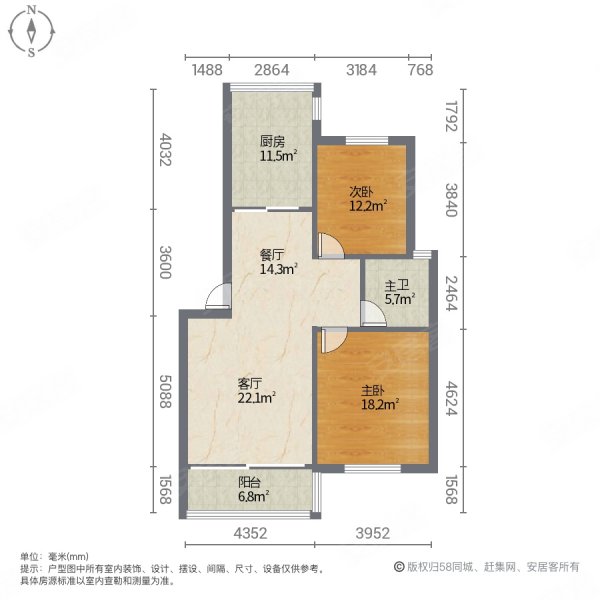 玉兰香苑四期房型图图片