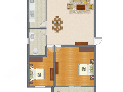 2室2厅 94.19平米