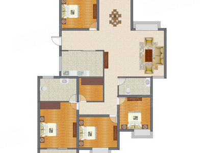 4室2厅 157.85平米