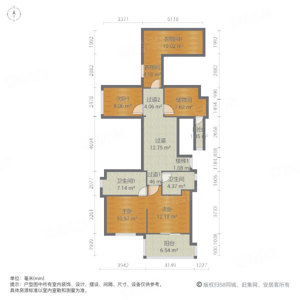 鑫塔水尚6室3厅3卫138.87㎡南810万