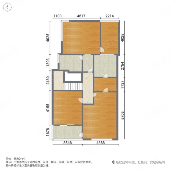 天籁园5室2厅4卫288㎡南北1920万