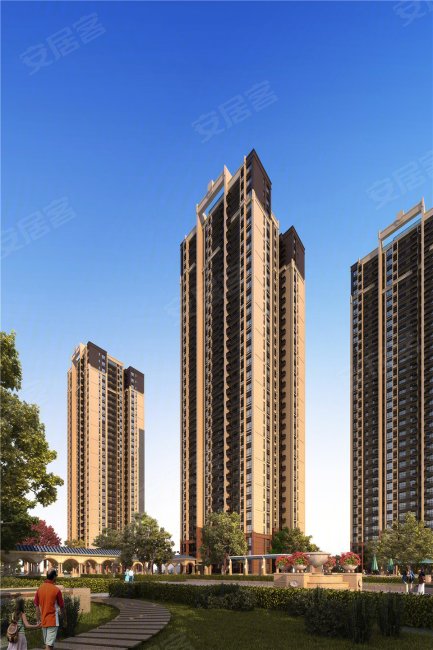 玖阳海棠新城(新房)3室2厅1卫90㎡南44万