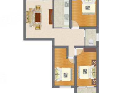 3室2厅 103.50平米