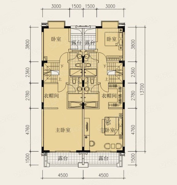 盈峰翠邸(新房)4室4厅4卫178㎡南北218万