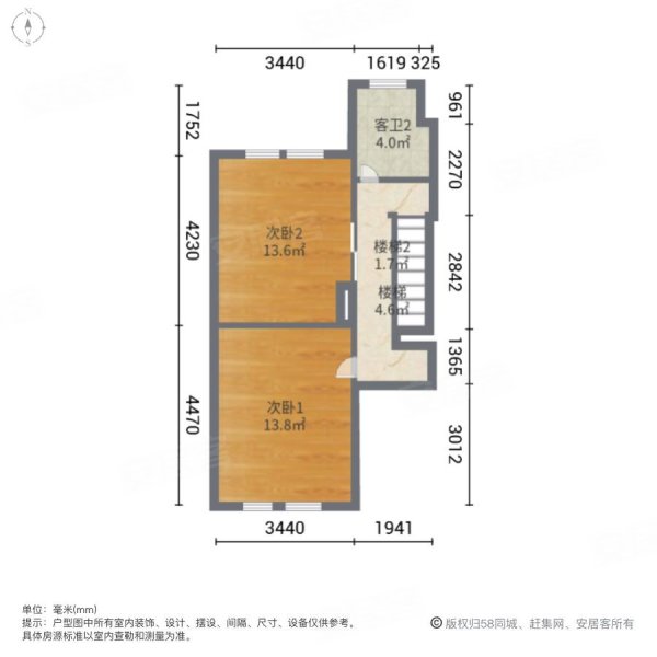 观庭3室2厅3卫169.91㎡南北1150万