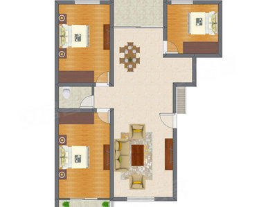 4室3厅 218.76平米